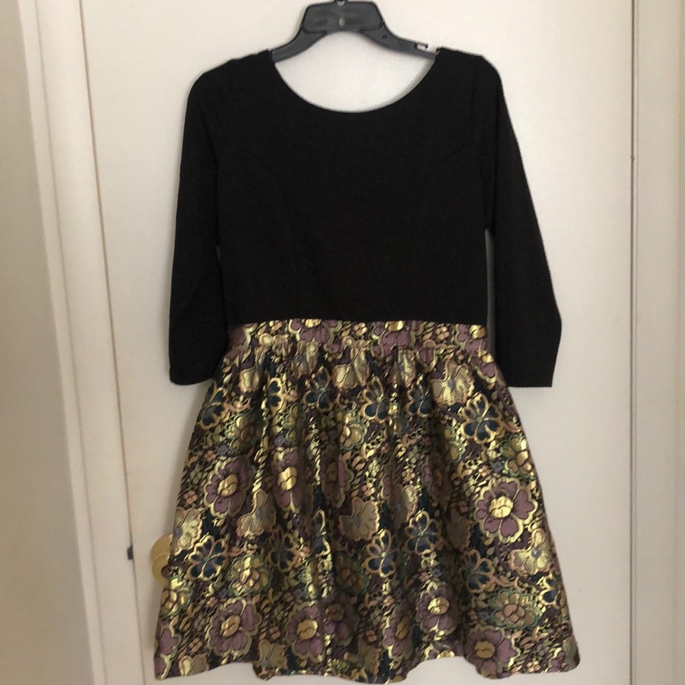 Black and Gold Party Dress